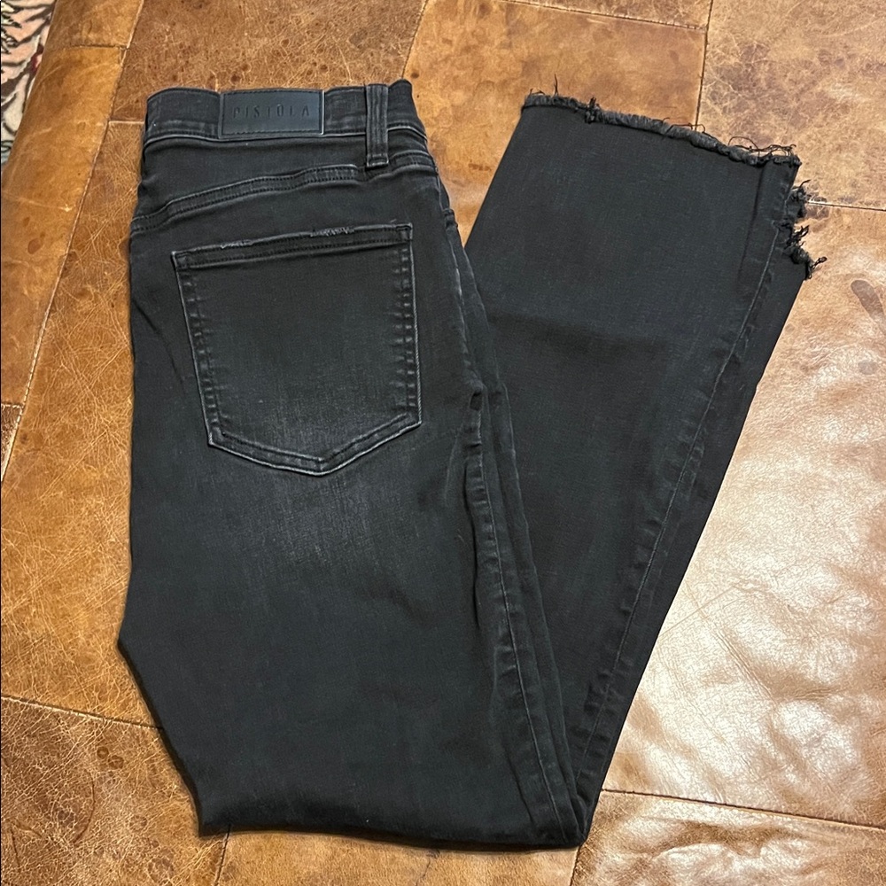 pistola Black Ankle Crop Jeans